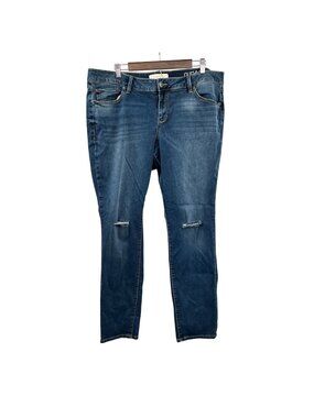Slink Jeans Women's Curvy Mid Rise Waist Five Pocket Style Size 20